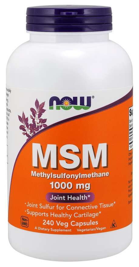 NOW MSM 1000 mg 240 kapslar