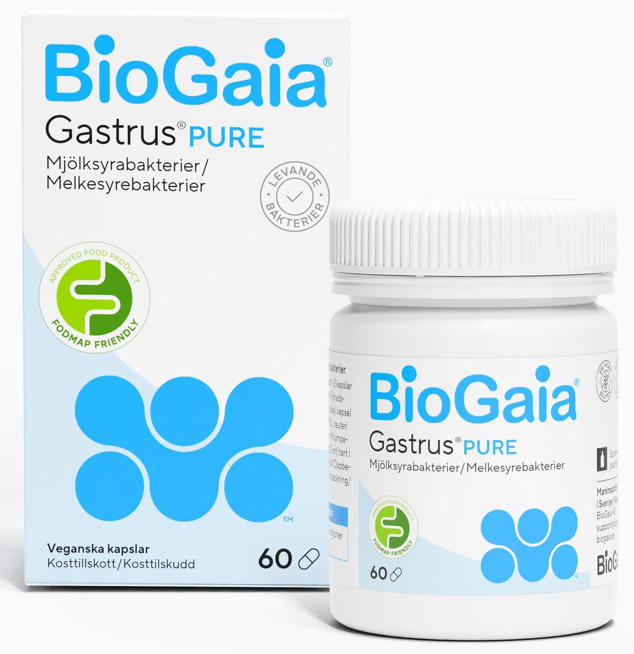 BioGaia Gastrus® PURE 60 kapslar