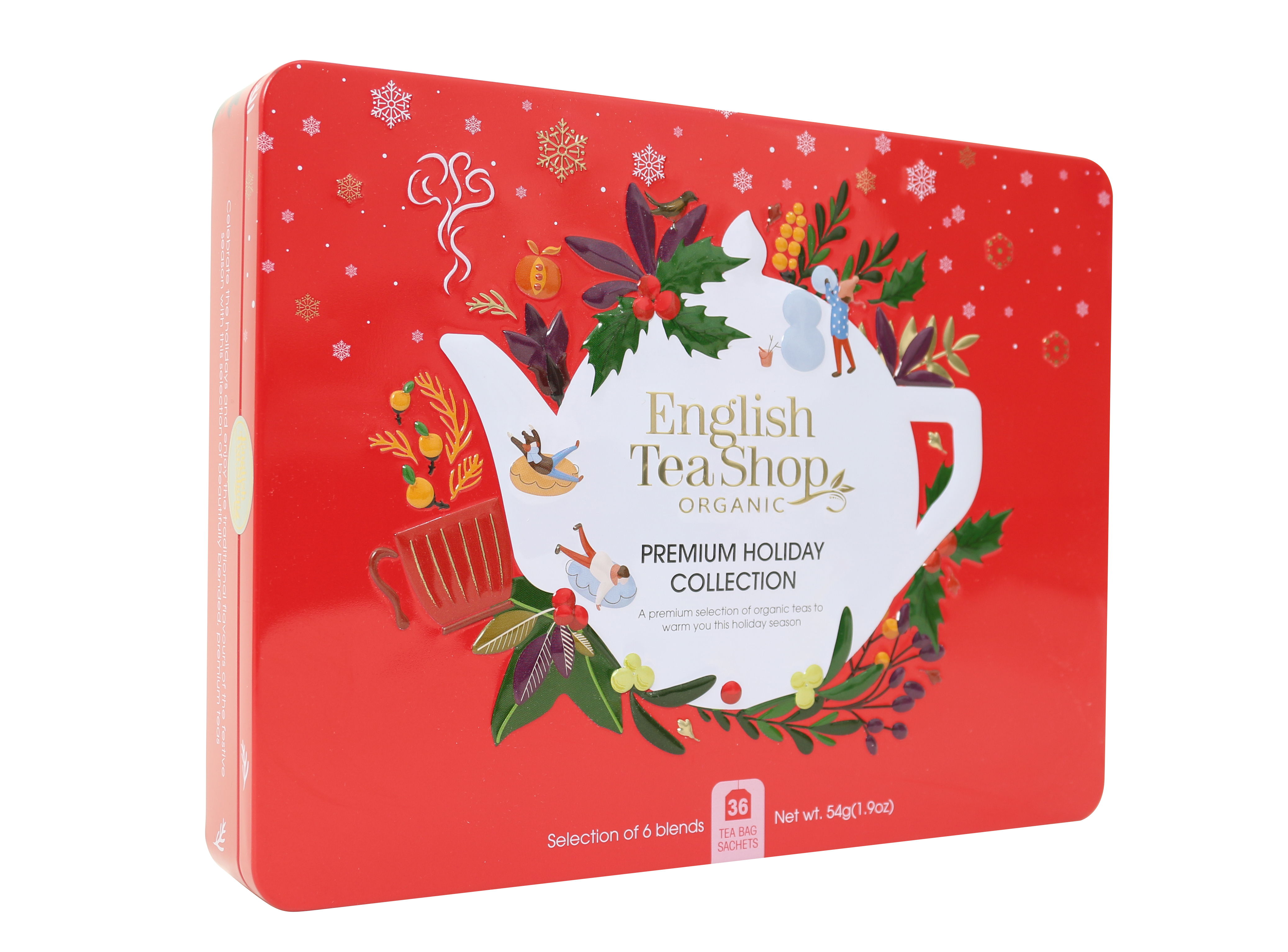 English Tea Shop Presentask med Tepåsar 'Premium Holiday Collection'