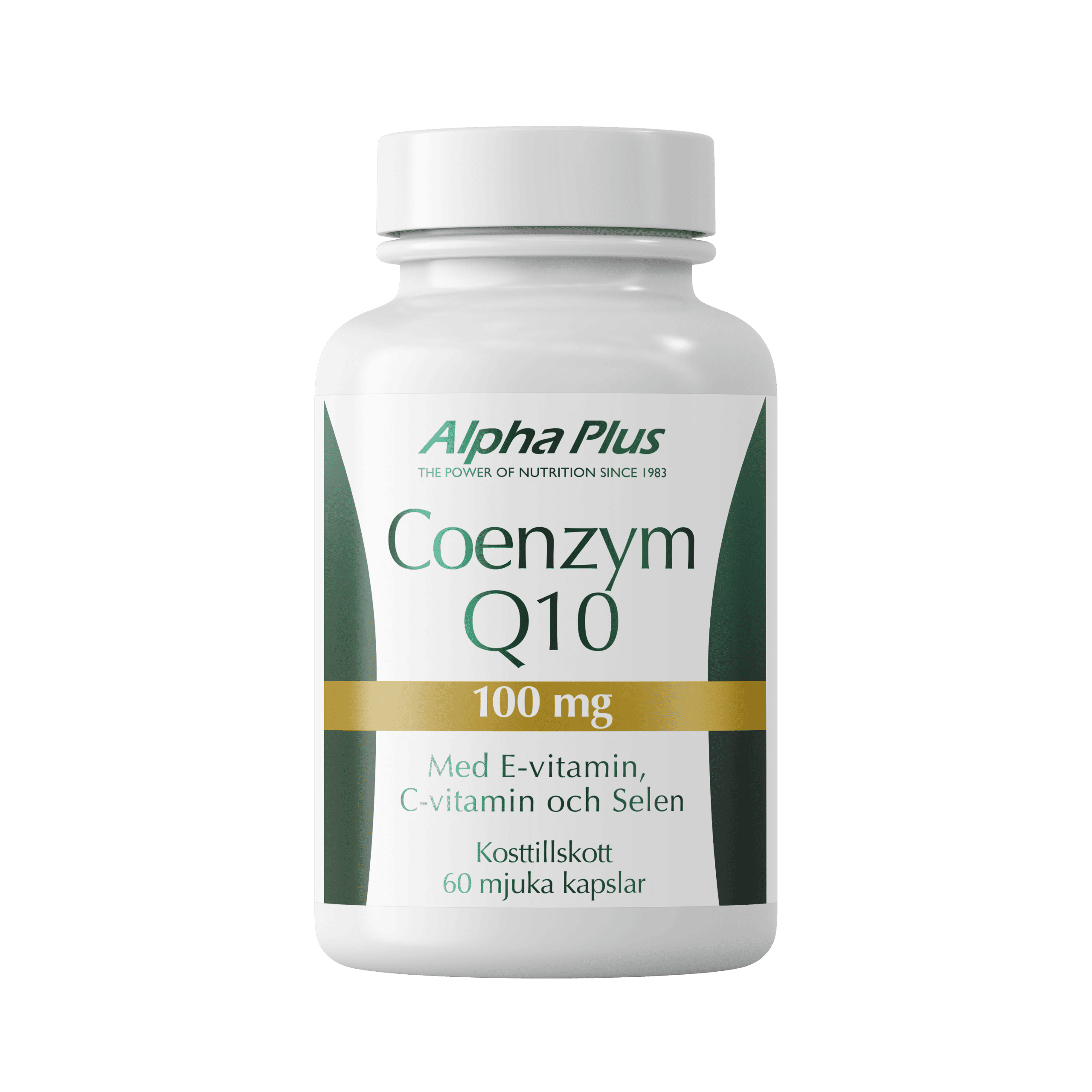 Alpha Plus Coenzym Q10 100mg 60 mjuka kap