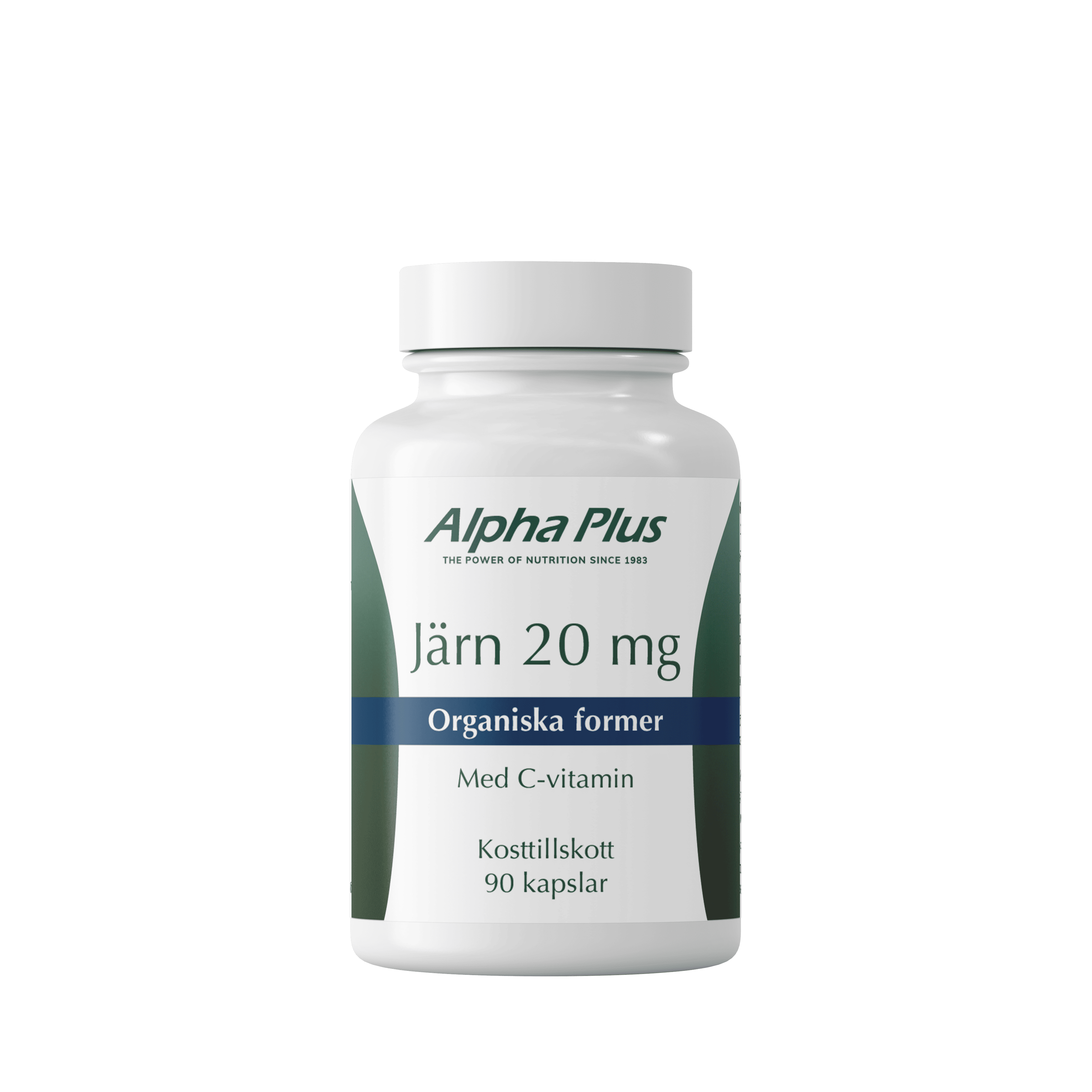 Alpha Plus Järn 20 mg 90 kap