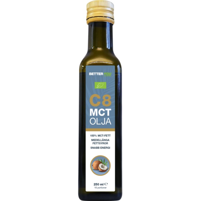 Better You C8 MCT Olja 250ml
