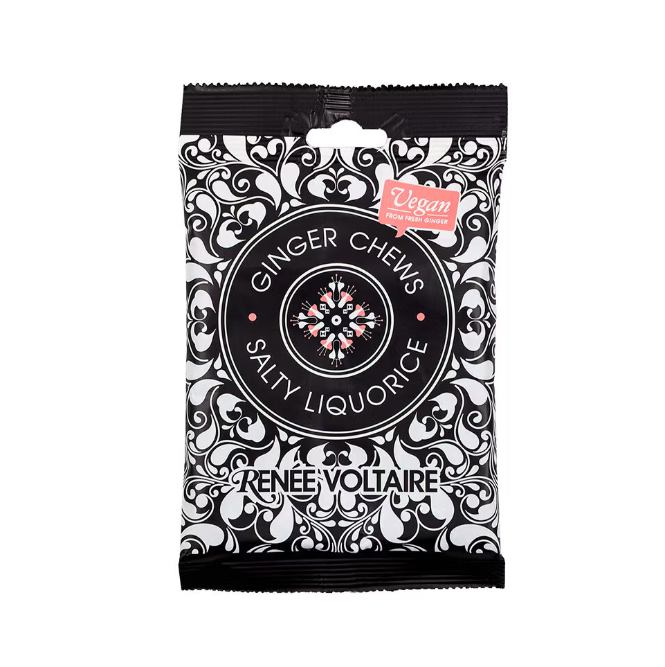 Renée Voltaire Ginger Chews Saltlakrits 84g