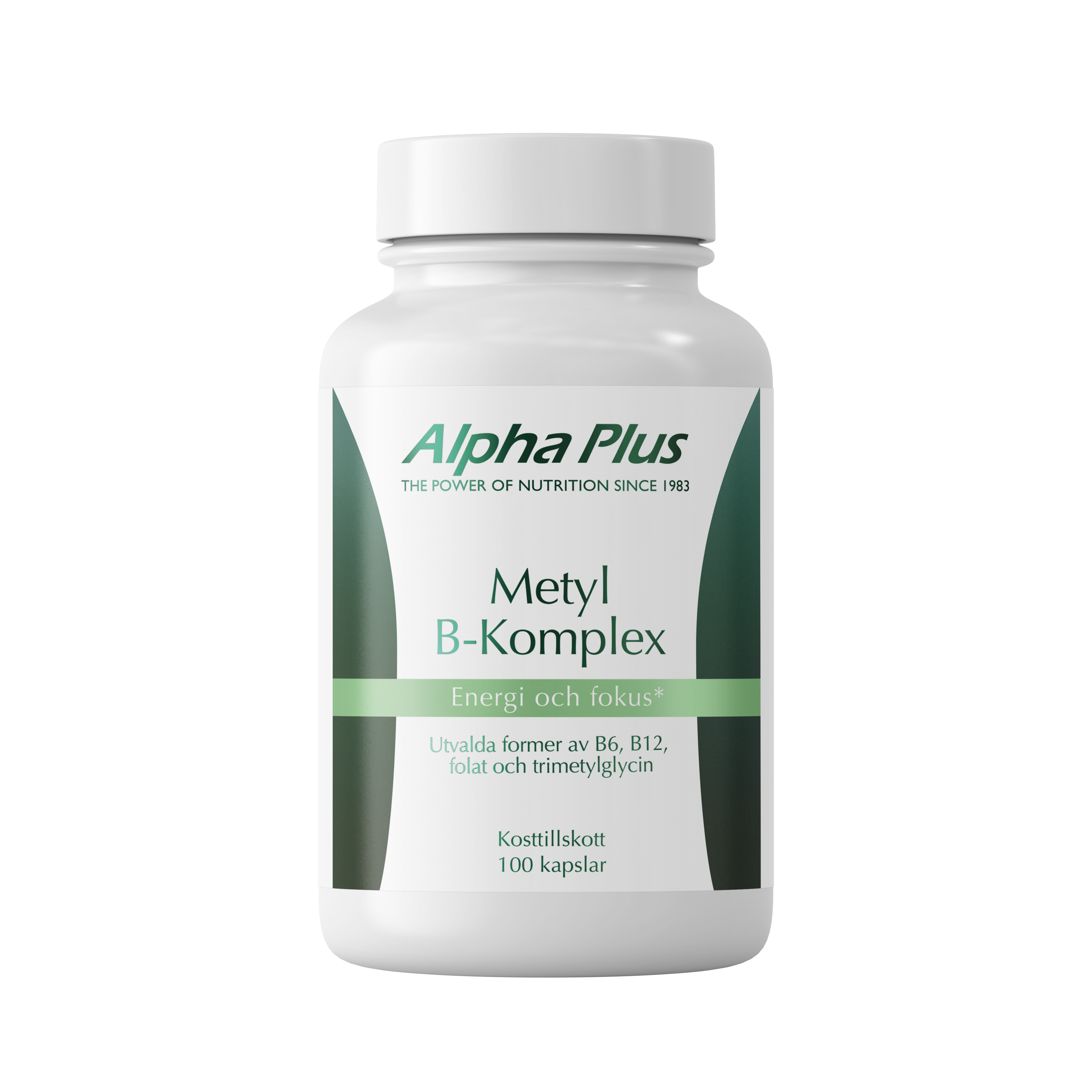Alpha Plus Metyl B-komplex 100 kap