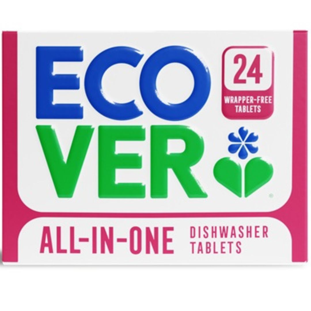 Ecover Maskindisktabletter All-In-One Citrus 0,42kg/24st