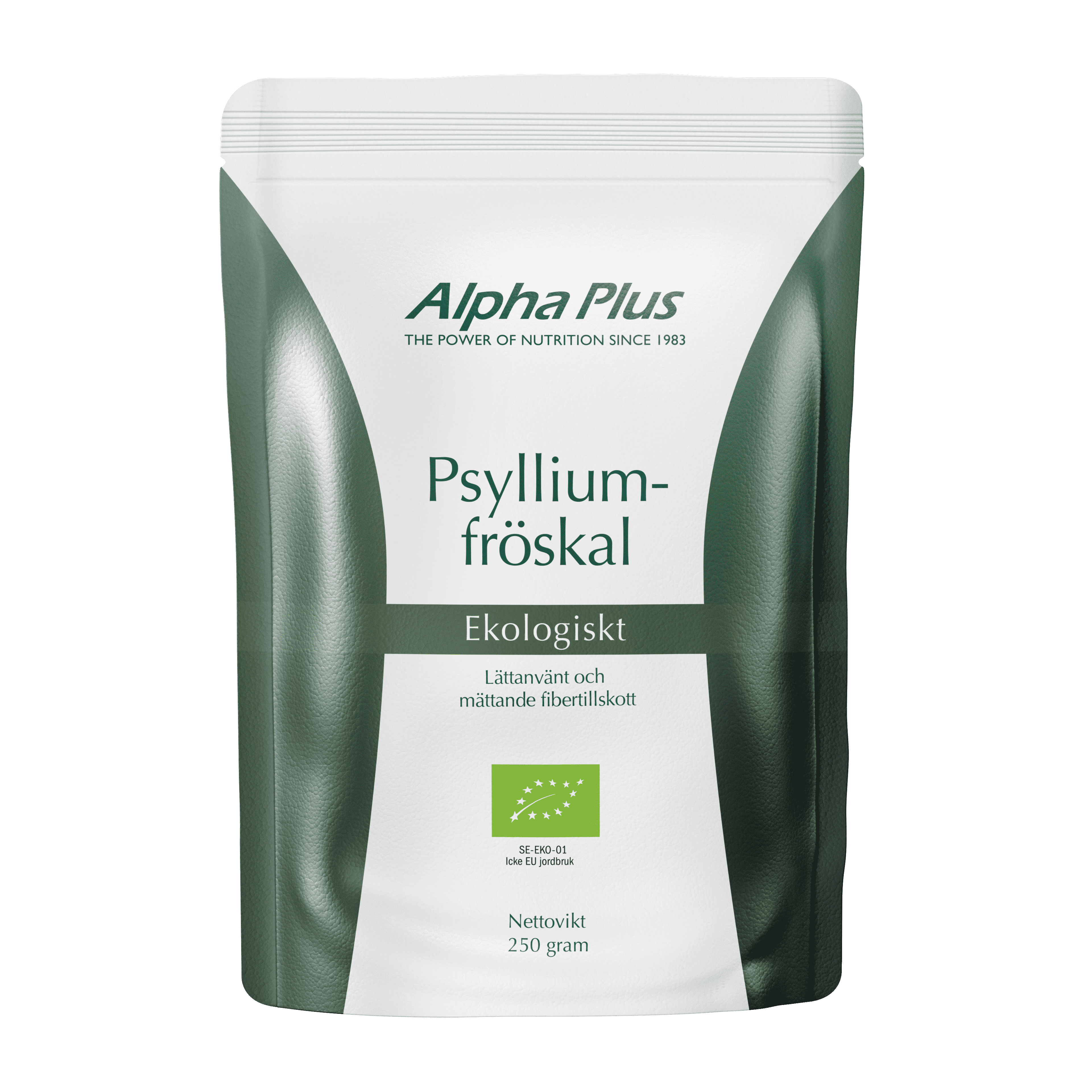 Alpha Plus Psylliumfröskal 250 g