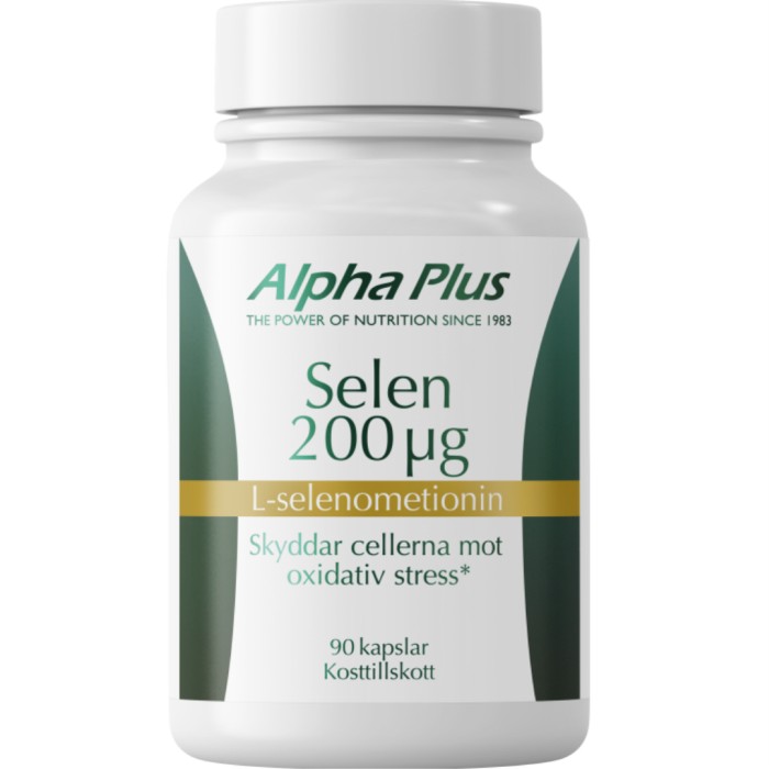 Alpha Plus Selen 200 ug 90 kapslar