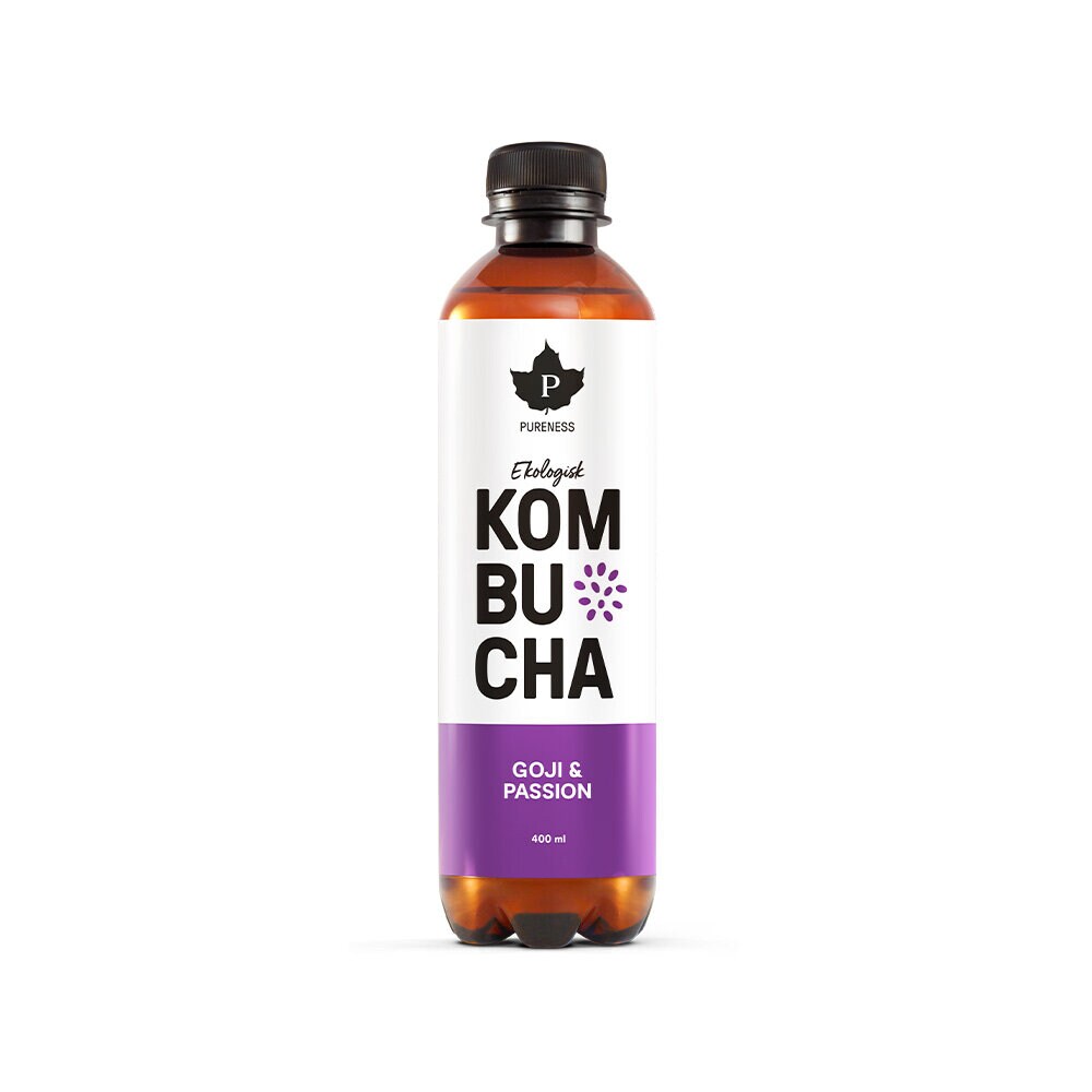Pureness Kombucha Goji & Passionsfrukt 400ml