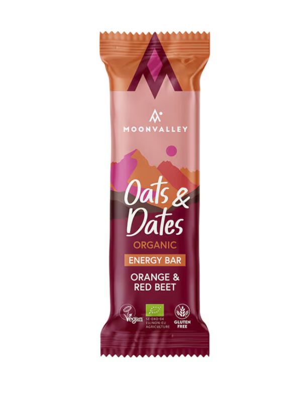 Moonvalley Oats & Dates Bar Orange & Red Beets 50g