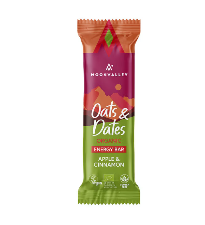 Moonvalley Oats & Dates Bar Apple & Cinnamon 50g