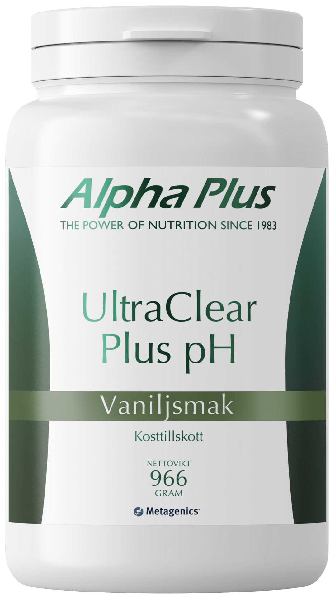 Alpha Plus UltraClear Plus pH Vanilj 966 g