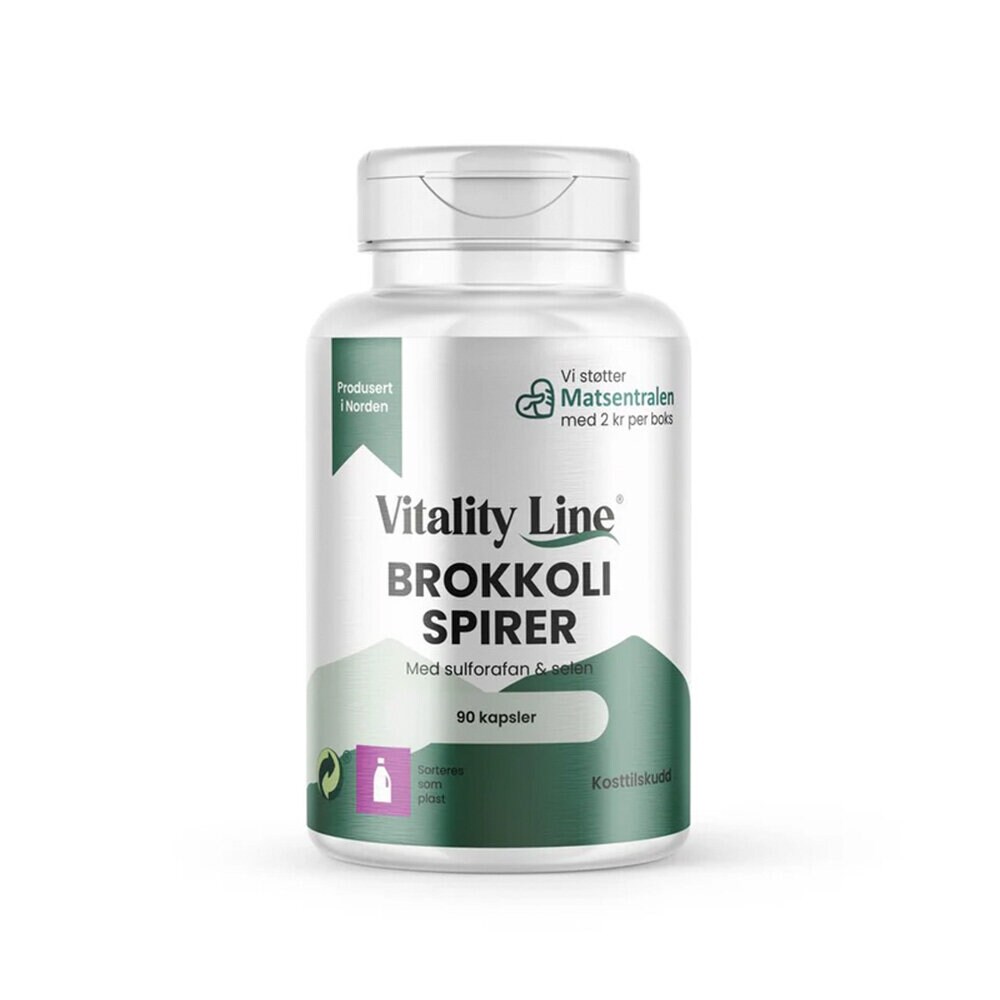 Vitality Line Broccoligroddar 90 kapslar
