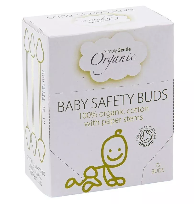 Simply Gentle Baby Bomullstops 72 st