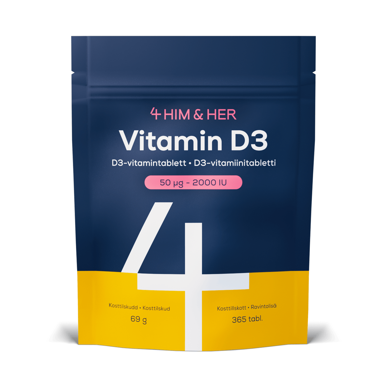 4Him&Her Vitamin D3 50 µg/2000IU