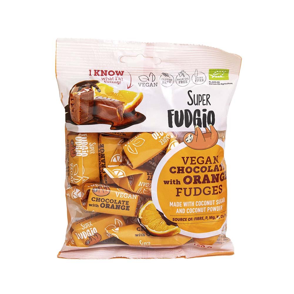 Super Fudgio Fudge choklad apelsin 150g