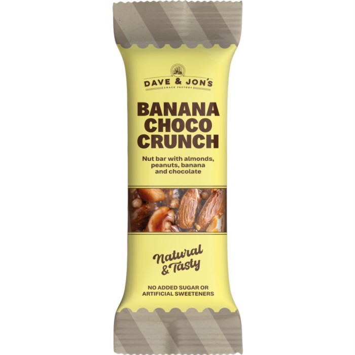 Dave & Jon's Nötbar Banan & Choklad 35 g