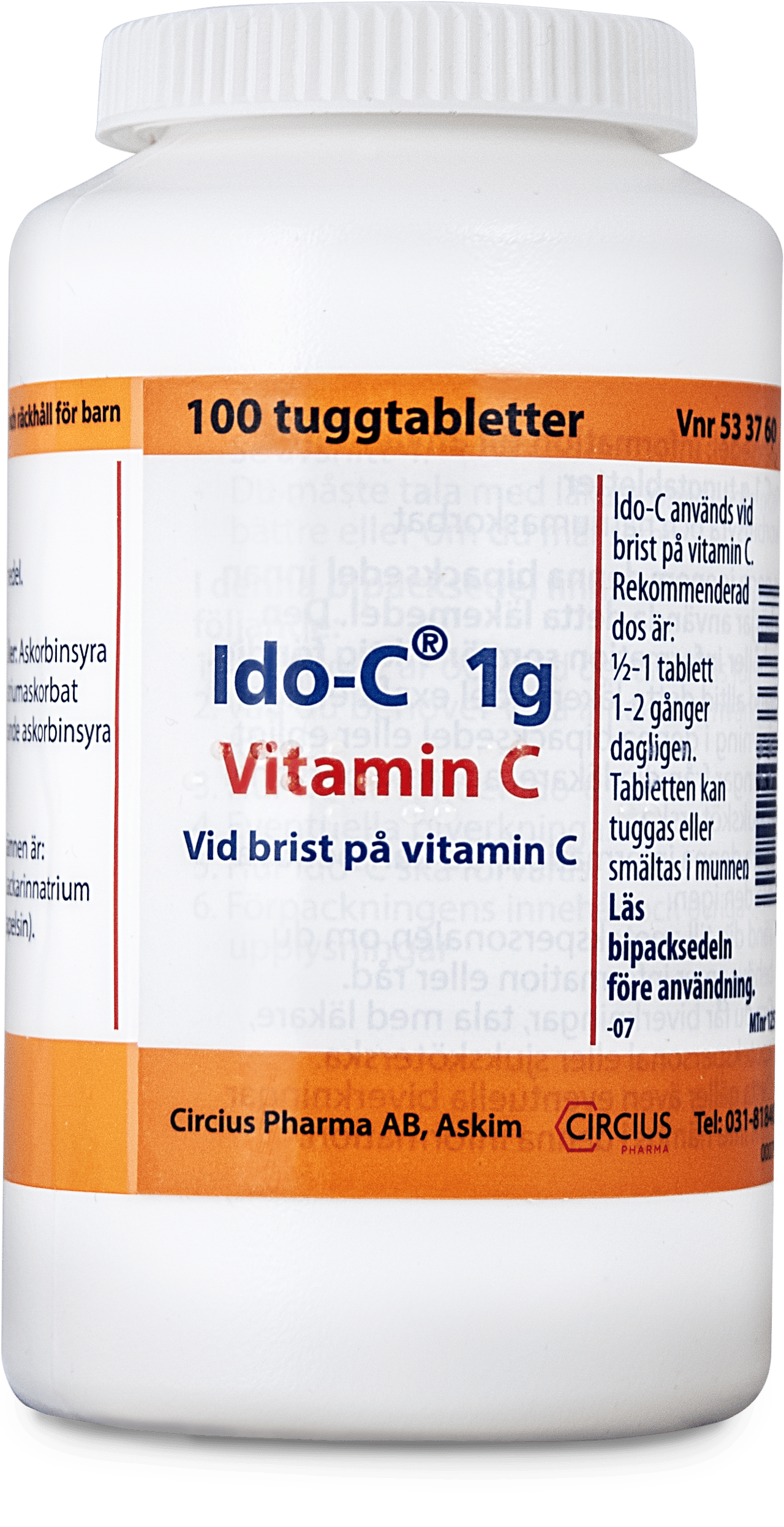Ido-C 1 g Vitamin C 100 tuggtabletter