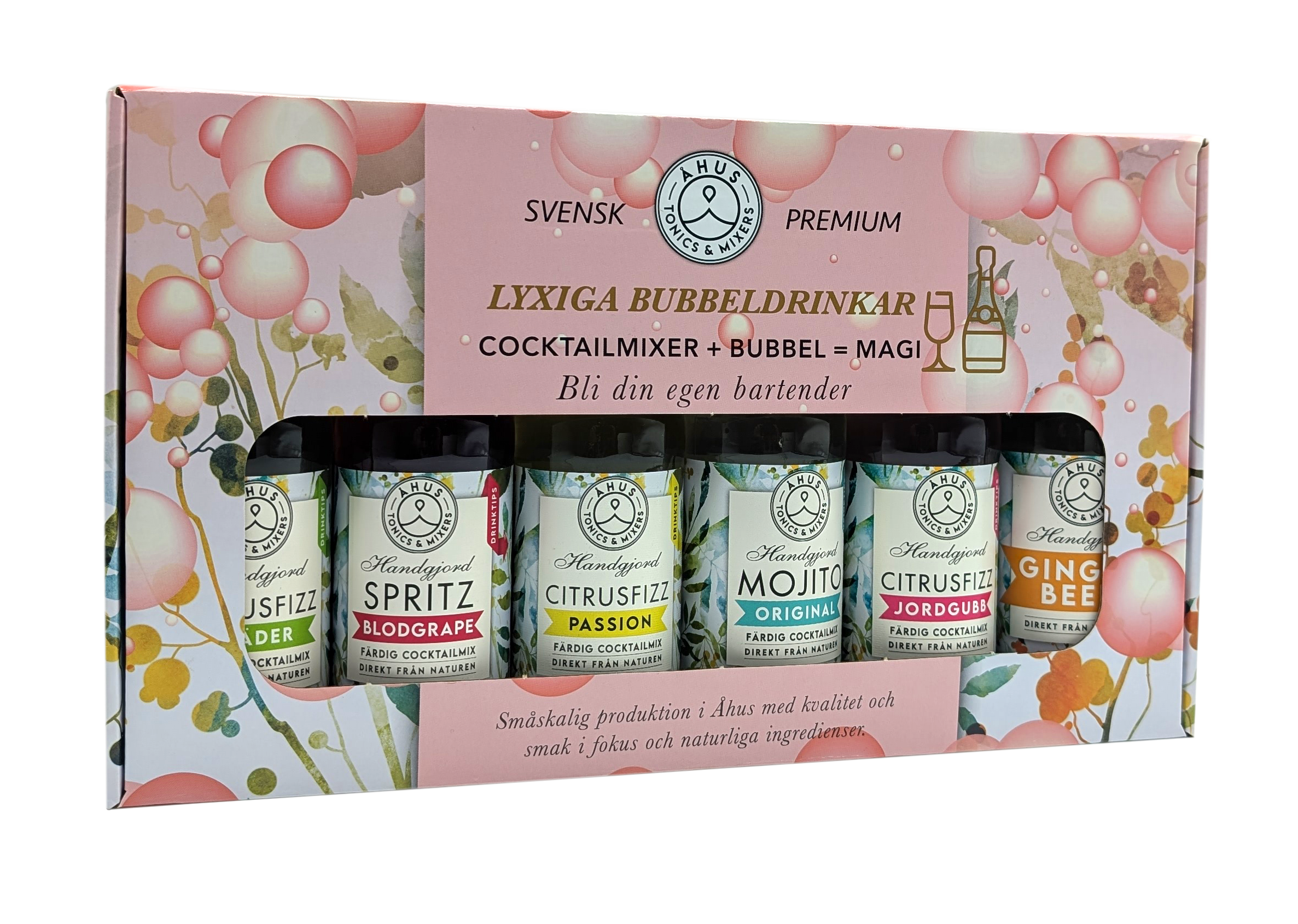 Åhus Tonics Presentlåda Lyxiga Bubbeldrinkar 6x200ml