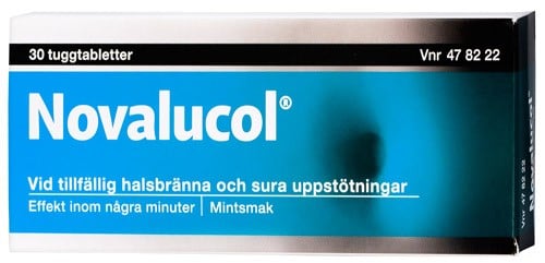 Novalucol , tuggtablett 30 st