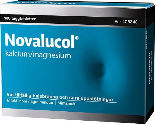Novalucol , tuggtablett 100 st