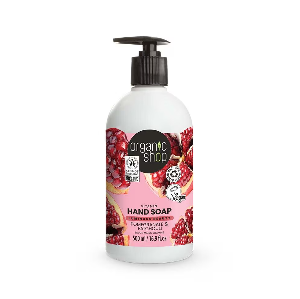 Organic Shop Hand Soap Pomegranate 500ml