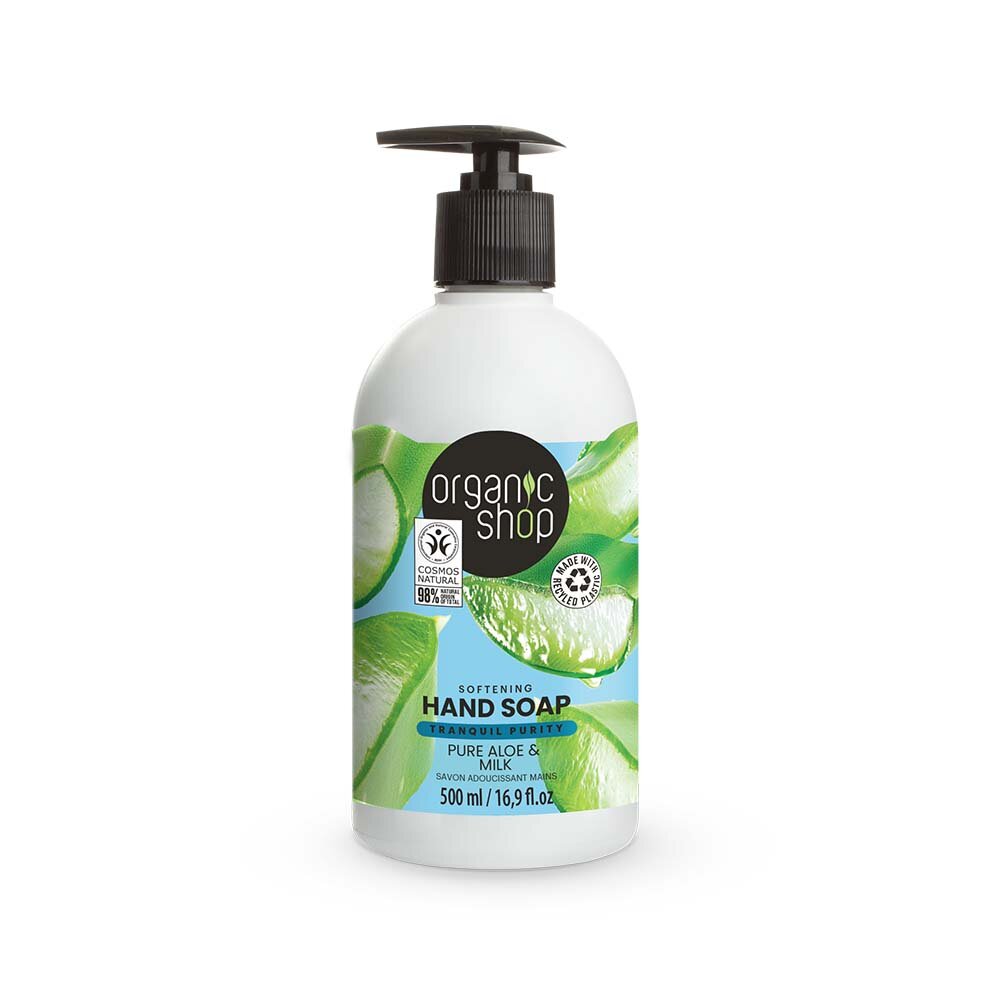 Organic Shop Hand Soap Barbados Aloe 500ml
