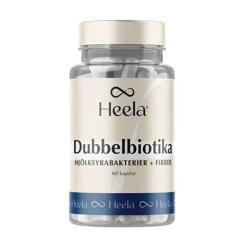 Heela Dubbelbiotika 60 kaps