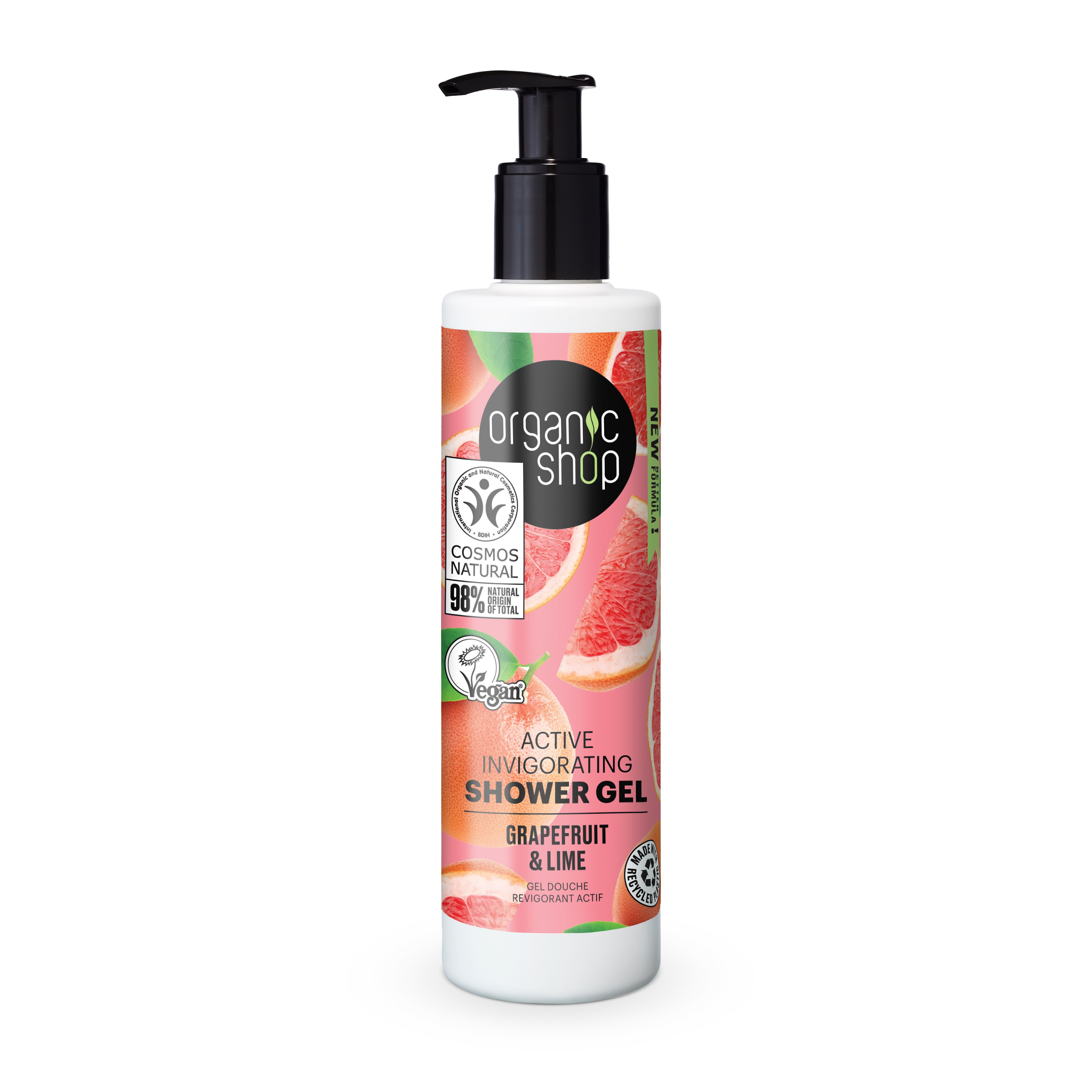 Organic Shop Active Shower Gel Grapefruit Punch 280ml