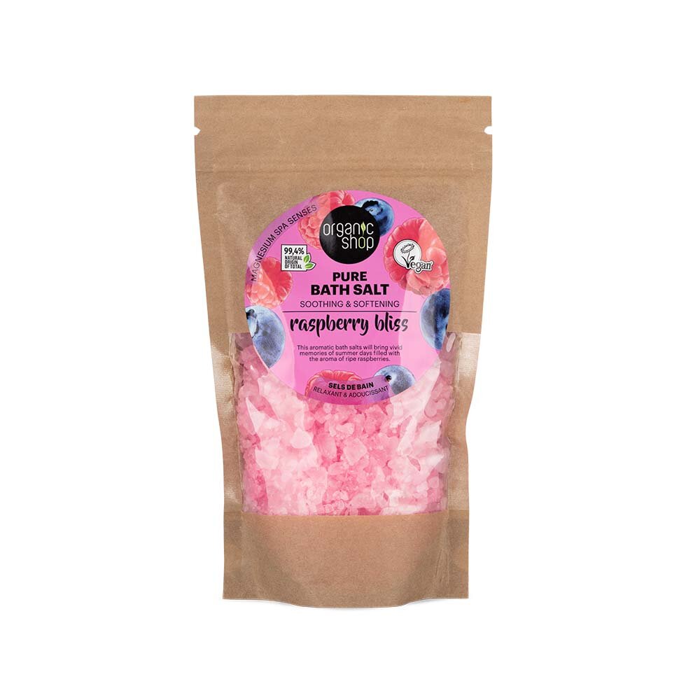 Organic Shop Raspberry Bliss Pure Bath Salt 500g