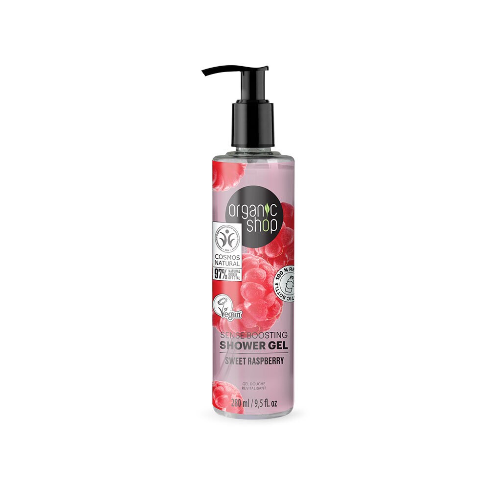 Organic Shop Sense Boosting Shower Gel Sweet Raspberry 280ml