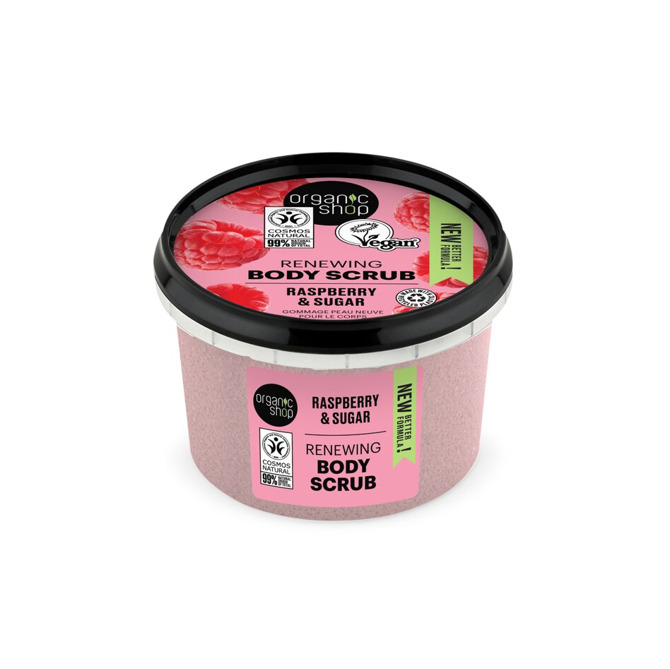 Organic Shop Bodyscrub Raspberry 250ml