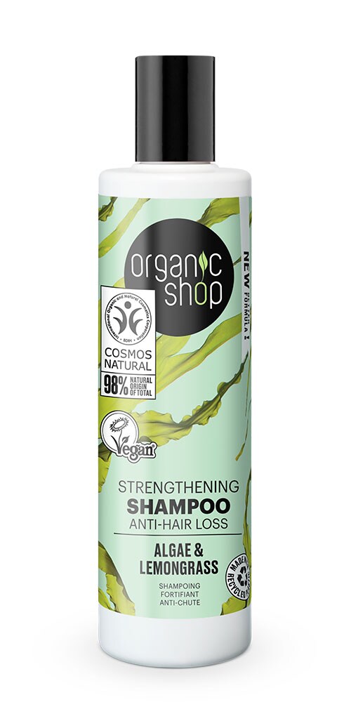 Organic Shop Anti-Hair Loss Schampoo Algae and Lemongrass 280ml