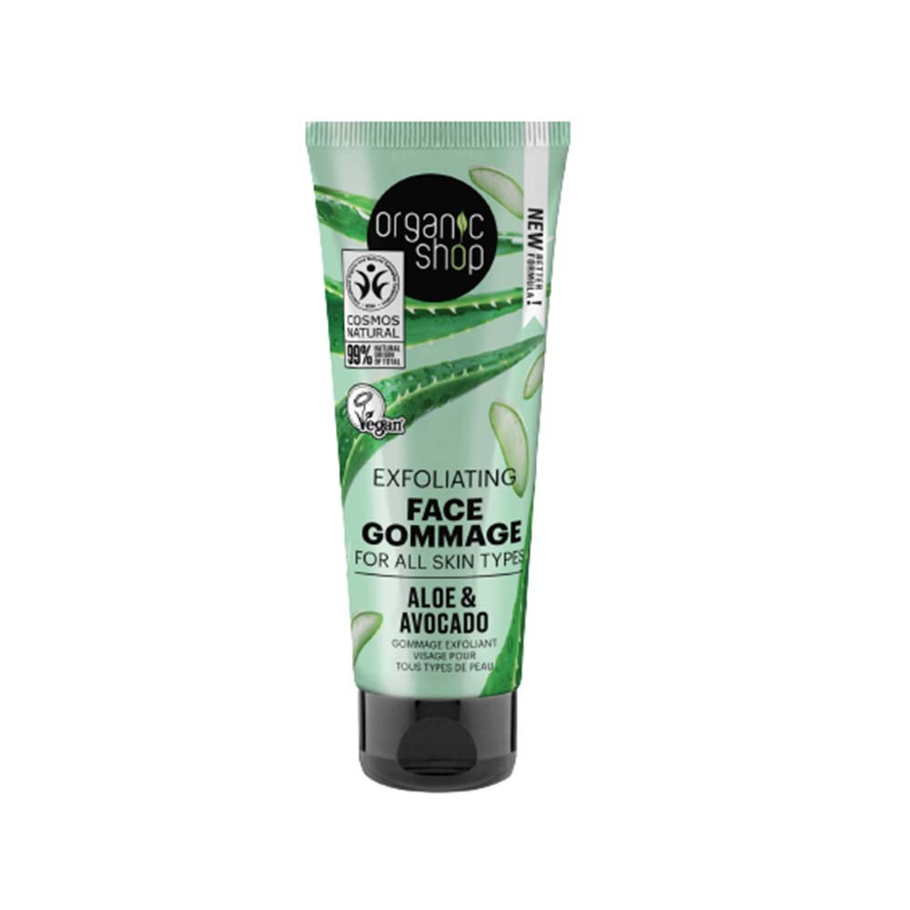 Organic Shop Exfoliating Face Gommage Avocado & Aloe 75ml