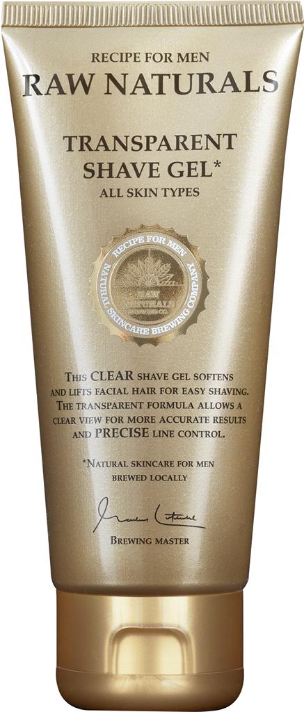Raw Naturals Transparent Shave Gel 75ml