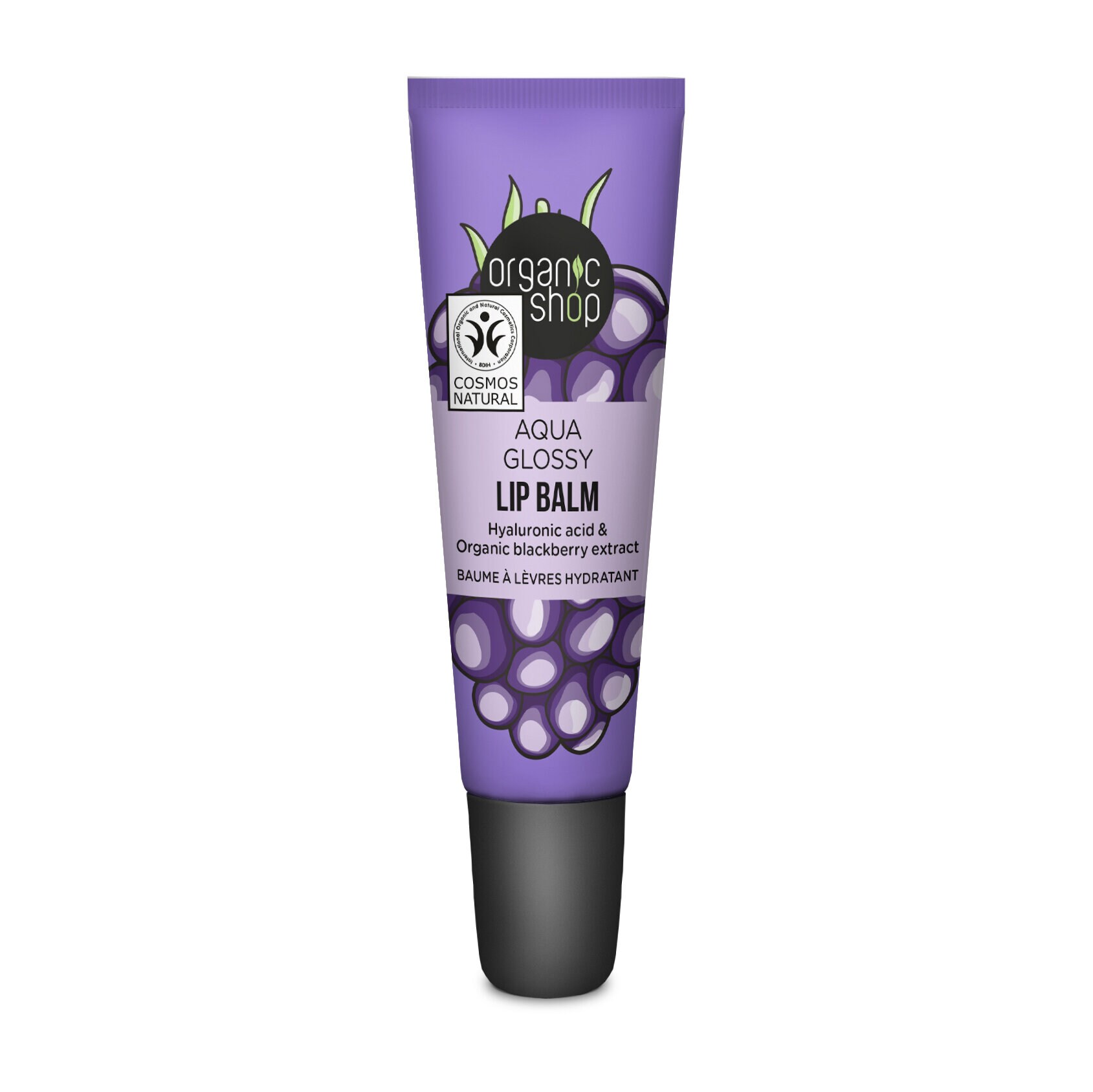 Organic Shop Aqua Glossy lip balm 10ml