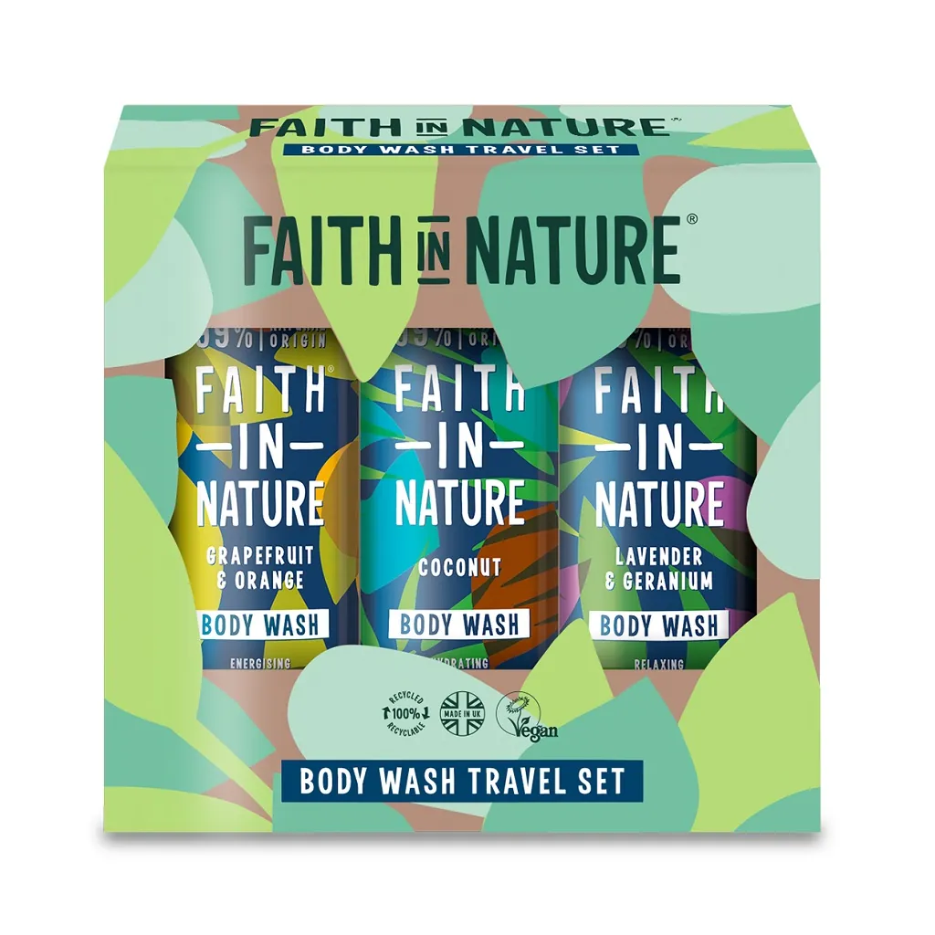 Faith in Nature Presentbox Resa Duschgel Trio 100 ml
