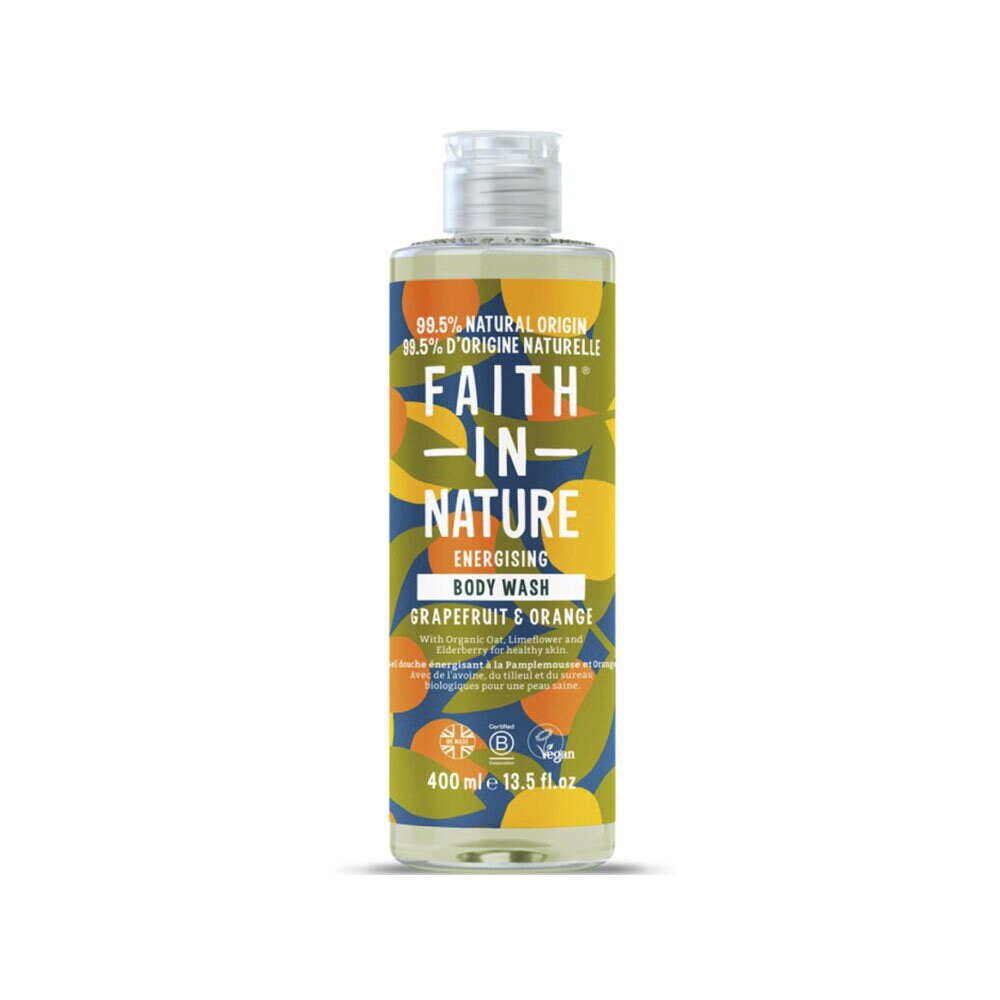 Faith in Nature Duschgel Grapefrukt & Apelsin 400ml