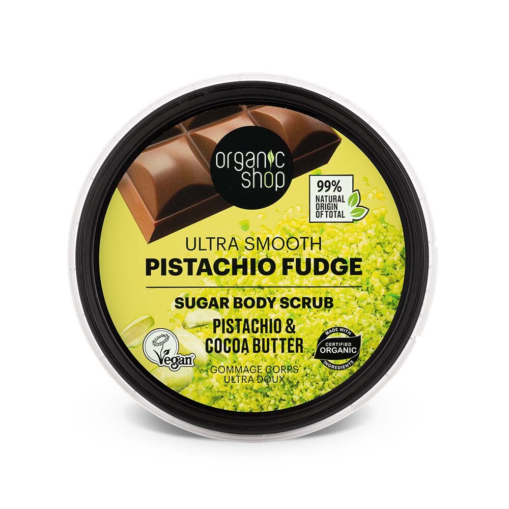 Organic Shop Pistachio Fudge Body Scrub Ultra Smooth Pistachio&Cocoa 250ml