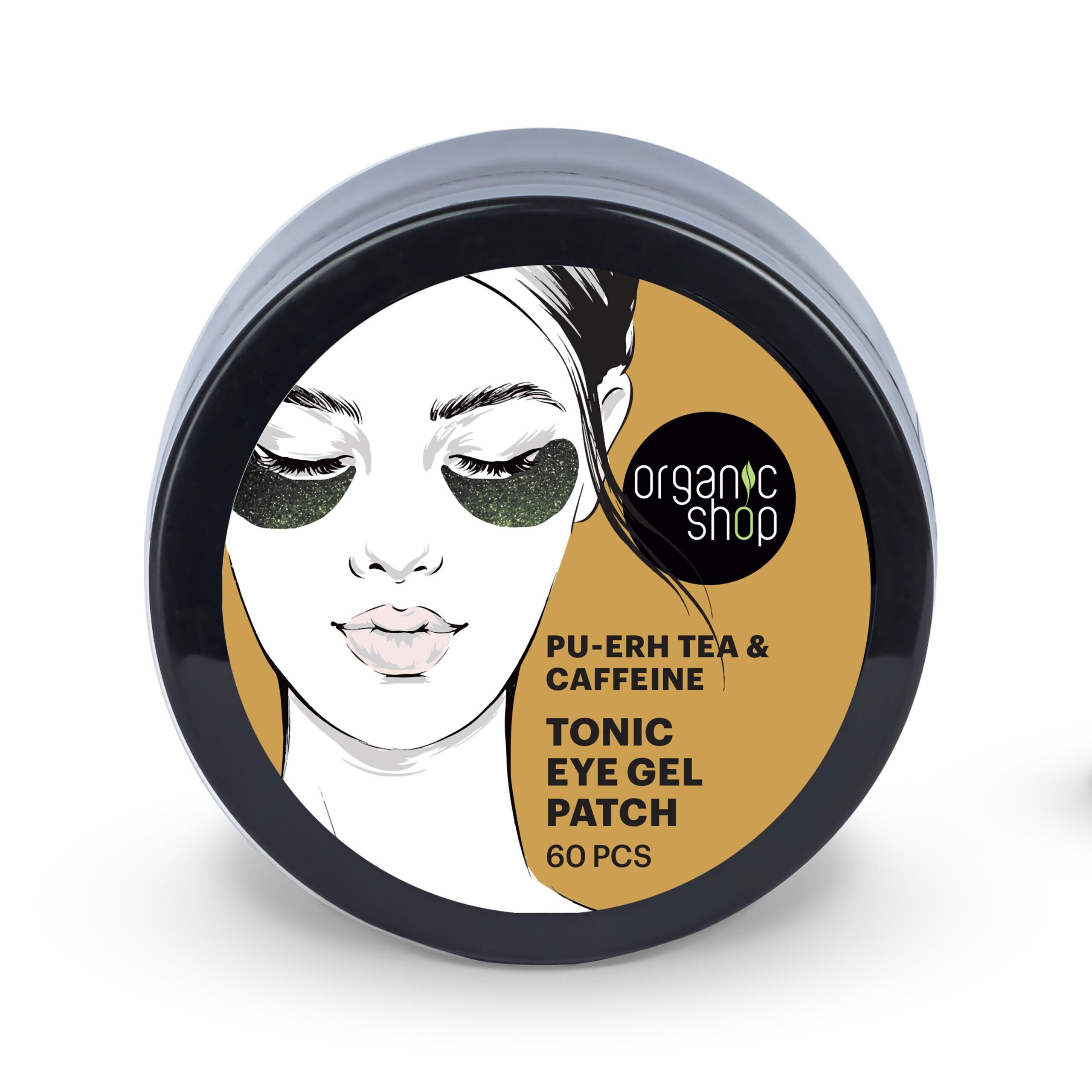 Organic Shop Tonic Eye Gel Patch Pu-erh tea & Caffeine 60st