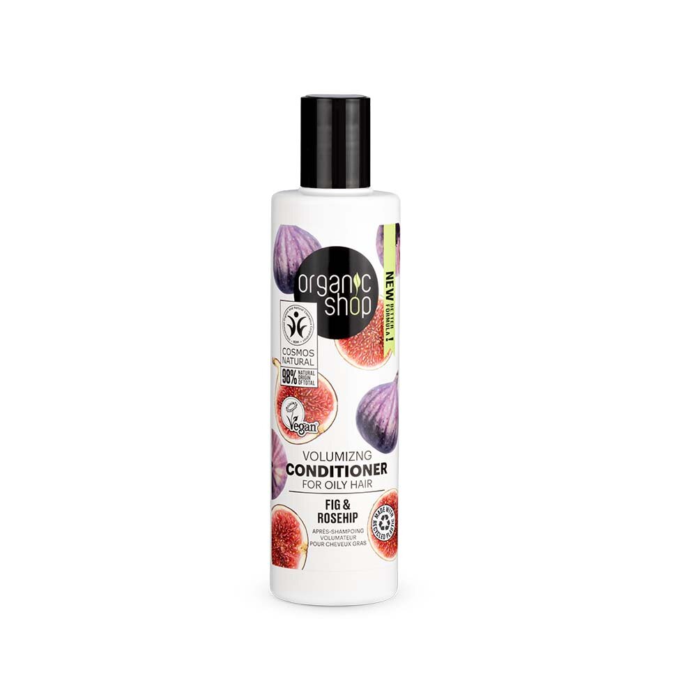 Organic Shop Volumizing Conditioner for Oily Hair Fig and Rosehip 280ml