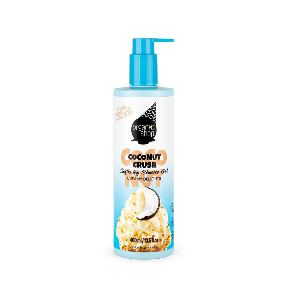 Organic Shop Softening Shower Gel Coconut Crush Creamy Delights 400ml