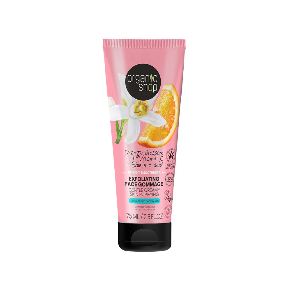Organic Shop Instant Smoothness Exfoliating Facegommage 75ml