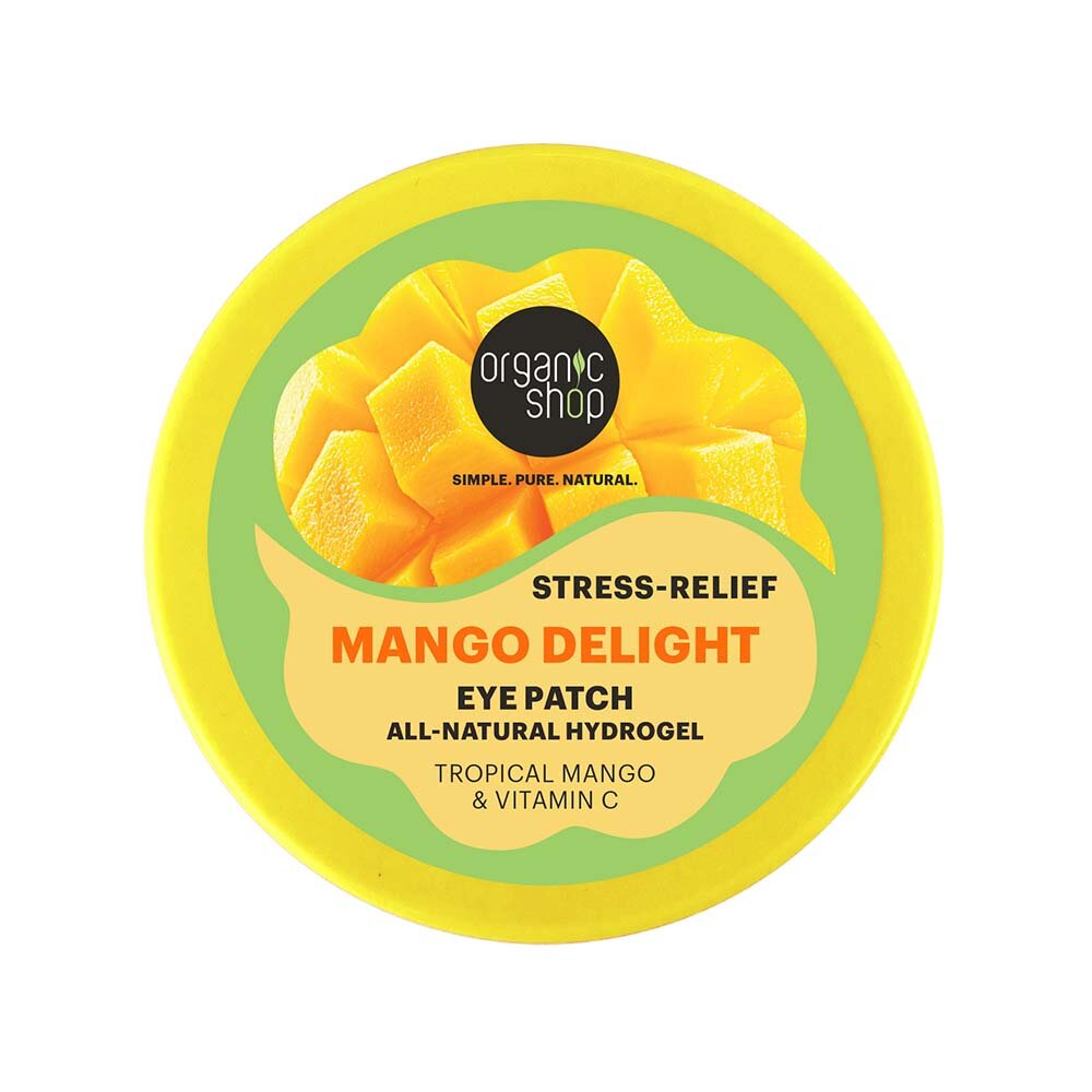 Organic Shop Mango Delight Stress Relief Natural Hydrogel Eye Patch 60st