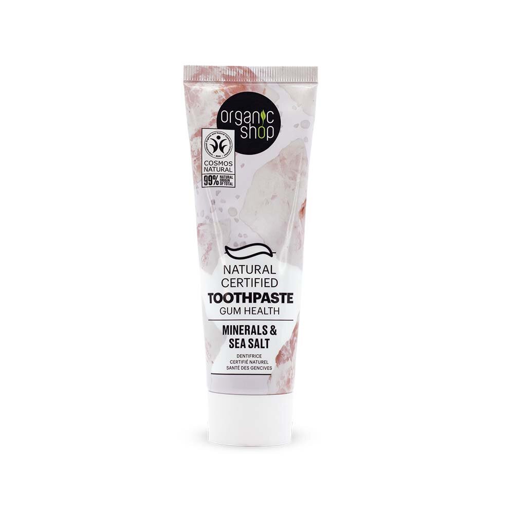 Organic Shop Minerals & Salt Toothpaste Gum Health 100g