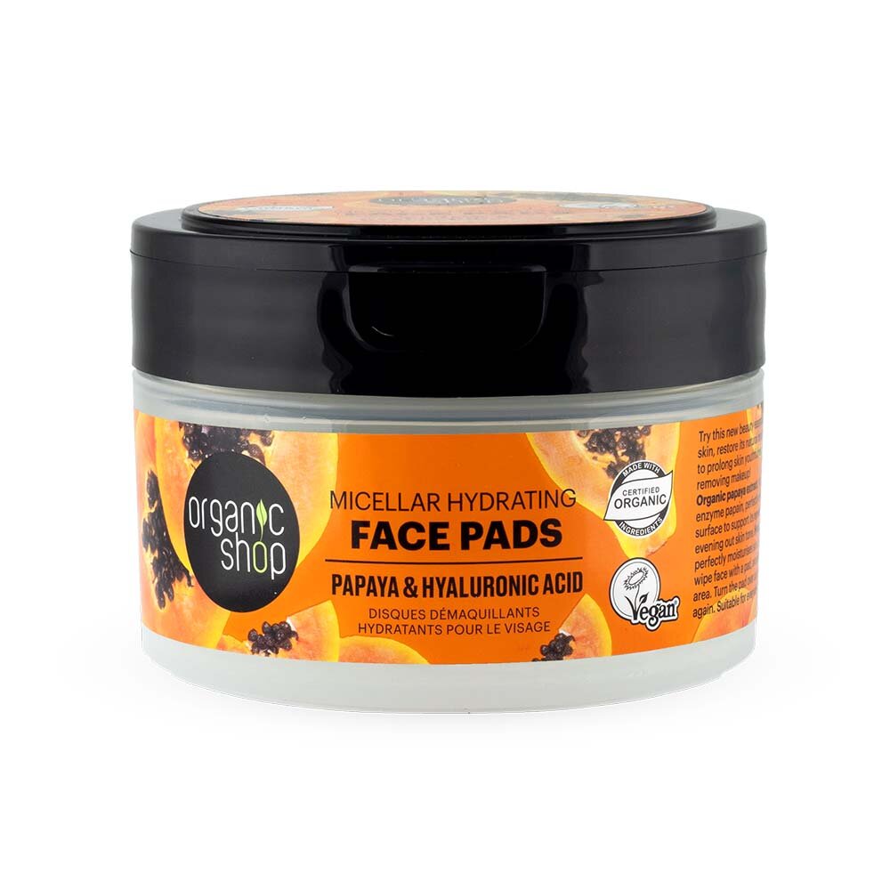 Organic Shop Micellar Hydrating Face Pads 20st