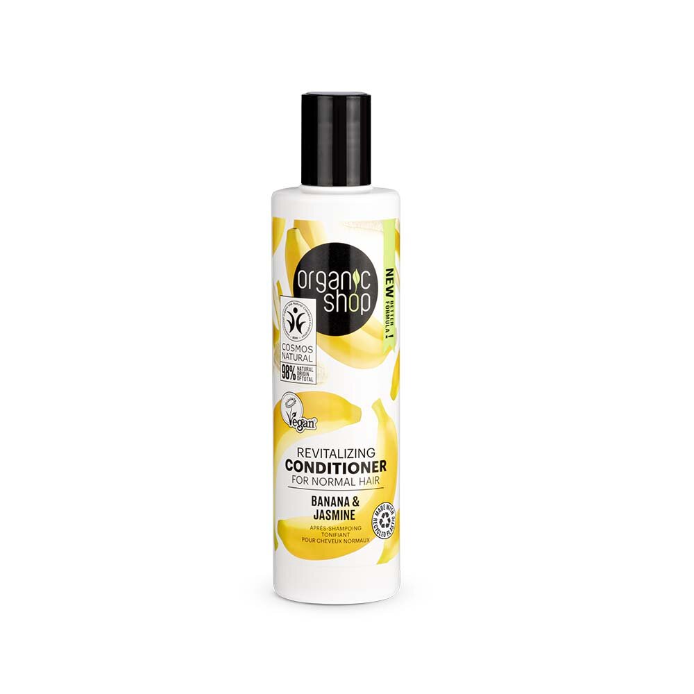 Organic Shop Refilling Conditioner for Normal Hair Banana and Jasmine 280ml