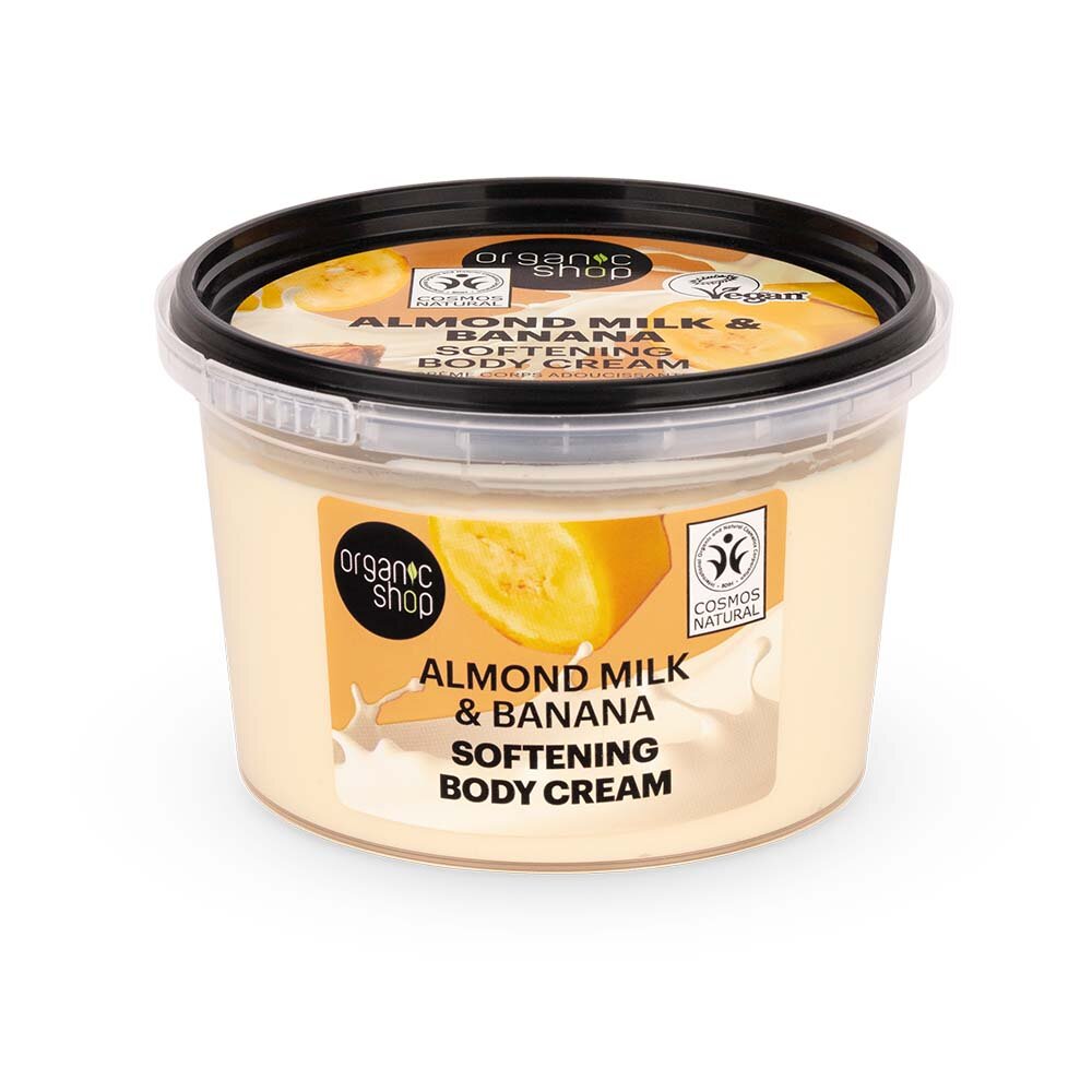 Organic Shop Almond Milk & Banana Softening Body Cream 250ml
