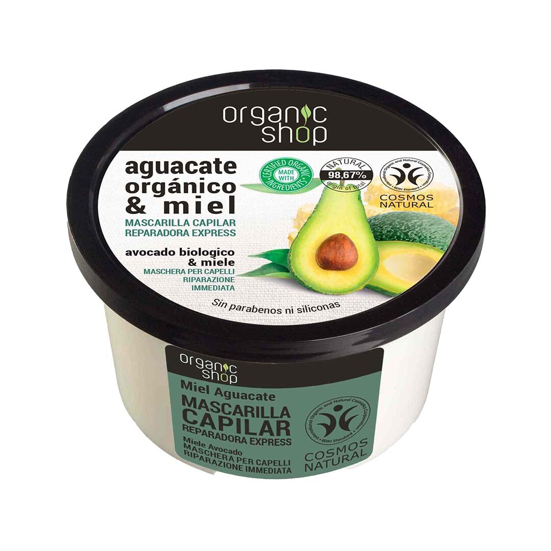 Organic Shop Hair Mask Avocado & Honey 250ml