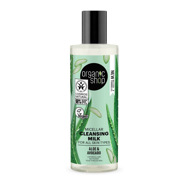 Organic Shop Micellar Cleansing Milk Avocado & Aloe 150ml