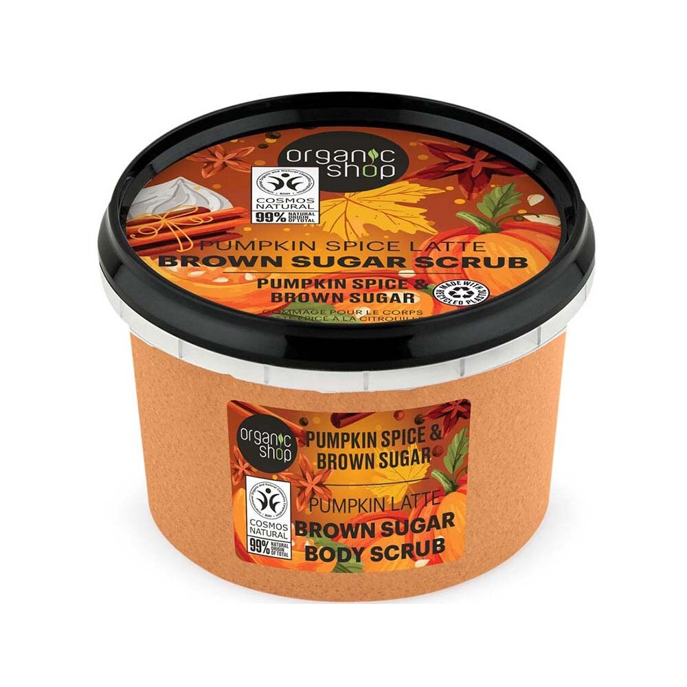 Organic Shop Brown sugar body scrub Pumpkin Spice Latte 250ml